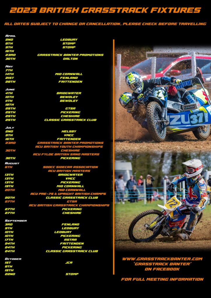 2023 British Grasstrack Fixtures